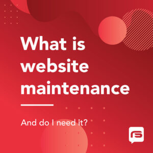 Website maintenance