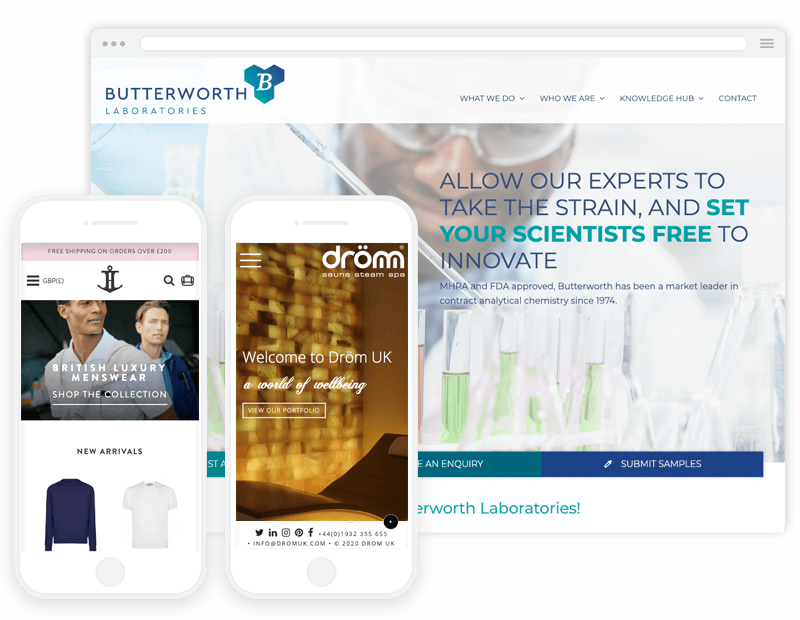 Web designs in Surrey